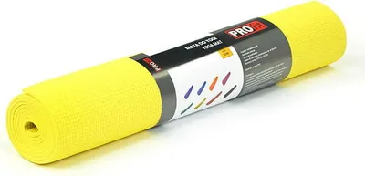 Obrázok produktu pre Podložka na jogu Profit Slim 173x61x0,5cm žltá DK 2203
