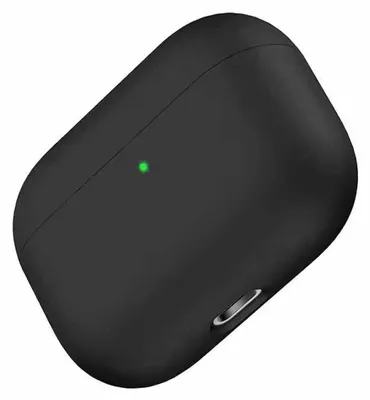 Image de Étui noir compatible avec les AirPods Pro – Étui en silicone – Adapté aux Airpods Pro – Coque de protection noire – Silicone – CHPN