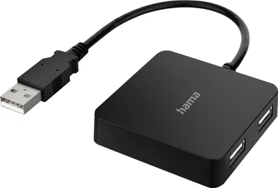 Zdjęcie produktu dla Hama Hub Usb 2.0 - 4 Porty, Szybki Transfer Danych