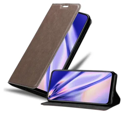 Image de Cadorabo Housse pour Oppo A52 Housse de protection marron Etui pour téléphone portable Case Cover Fermeture magnétique