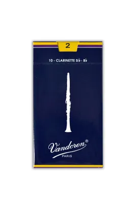 A product package for clarinet reeds.