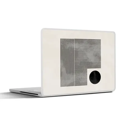 Produktbild von MuchoWow® Laptop Aufkleber Sticker Cover Quadratisch - Minimalismus - Abstrakt 30x21 cm - Sticker für Laptop - Selbstklebend