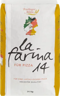 Produktbild von Pizzamehl La Farina 14% Proteingehalt