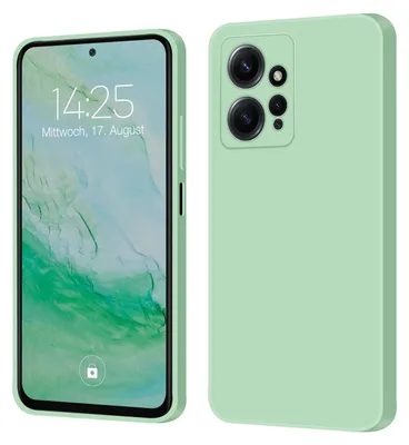 Produktbild von Hülle für Xiaomi Redmi Note 12 Case Cover Bumper Smartphone Softgrip Schutzhülle Farbe: Türkis