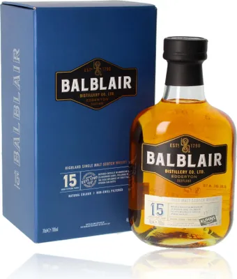 Produktbild von Balblair 15 Years + Box 700ml 46% Vol.