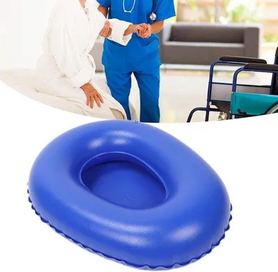 Immagine prodotto di Sedia gonfiabile blu di sostegno per anziani