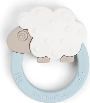 Produktbild von donebydeer Beißring "Sheepy" Blau
