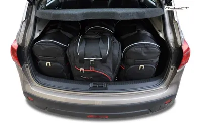 Produktbild von Nissan Qashqai 2007-2013 Kofferraumtaschen Set 4 Stk