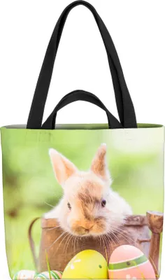 Produktbild von VOID Ostereier Hase Osterhase Tasche 33x33x14cm,15l Einkaufs-Beutel Shopper Einkaufs-Tasche Bag