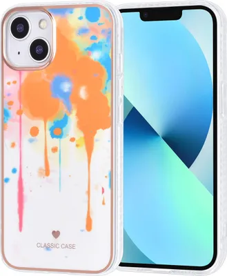 Produktbild von UNIQ Accessory iPhone 13 & 14 TPU Backcover - Graffiti Orange