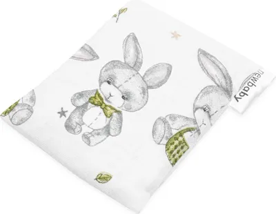 Zdjęcie produktu dla Muślinowy termofor z wiśniowymi wypustkami New Baby STANDARD królik