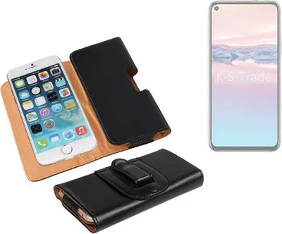 Produktbild von K-S-Trade Schützhülle Handyhülle kompatibel mit Huawei Honor 20 Pro Holster Gürtel Tasche Schutzhülle Handy-Tasche Smartphone Case Seitentasche