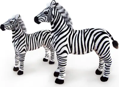 Image de Cabino peluche géante zèbre 87 cm – grande peluche douce qui tient debout, déco pour chambre d'enfant, pour enfants de tous âges