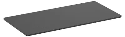Image de Plateau de bureau bords arrondis 150x75cm, carbone