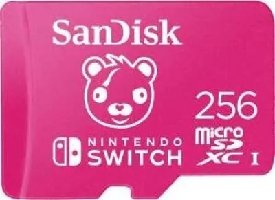 Produktbild von SanDisk 256GB Fortnite Cuddle Team Micro SDXC Switch  Sandisk