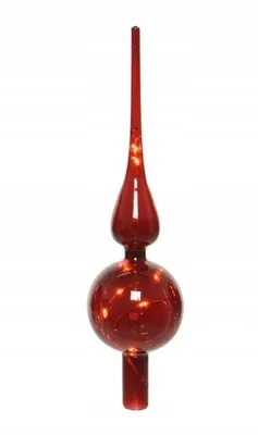 Productafbeelding van Rode LED-ster voor kerstboom, 32 cm