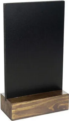 Produktbild von 10x Tisch-Kreidetafel dunkelbraun A6