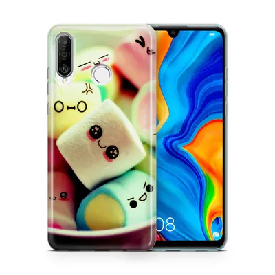 Image de Coque de protection pour Huawei P30 Lite / P30 Lite Nouvelle Édition, en plastique, avec motif à choisir : Marshmallows