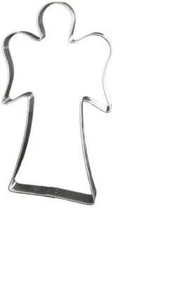 Immagine prodotto di Lares tagliabiscotti/stampo da taglio angelo gigante - in banda stagnata - per biscotti, fette biscottate, pan di zenzero - dimensioni: 19cm - Germany