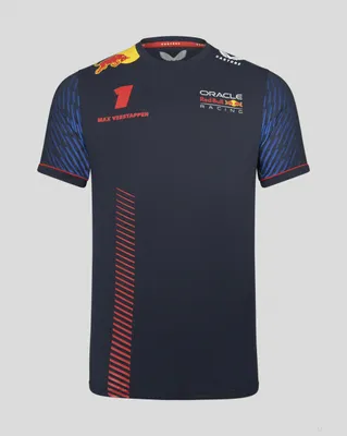 Productafbeelding van Red Bull Racing T-shirt, Max Verstappen, Blauw, maat M, 2023