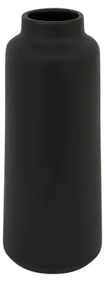 Produktbild von Blumenvase Emporor - mattschwarz - Keramik - D12 x H30 cm - Stiele und Blumenstrause