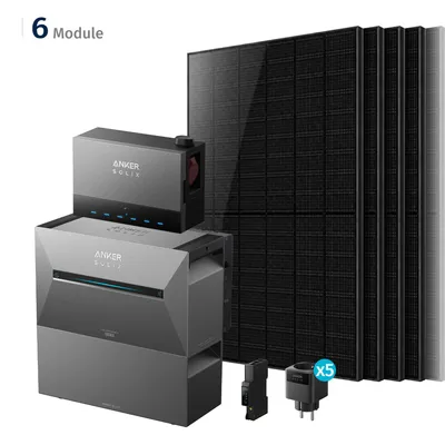 Produktbild von Anker Solix Power Dock Balkonkraftwerk 3000W mit Speicher – inkl. Anker Solix Solarbank 3 E2700 Pro & BP2700
