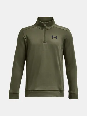 Produktbild von Under Armour Sweatshirt Ua Armor Fleece 1/4 Zip-Grn 1373559-390__YMD