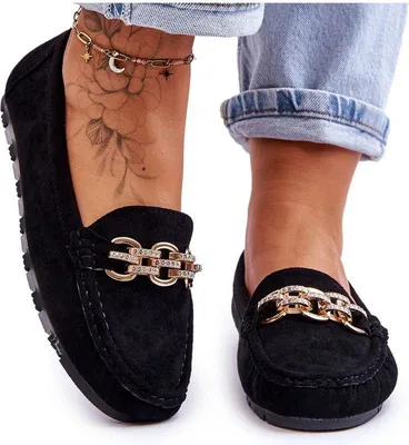 Produktbild von Damen Wildleder Loafer Schwarz Sorento 38