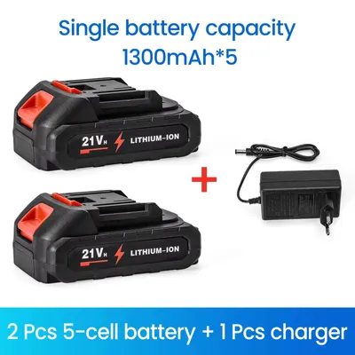 Produktbild von Ersatzakku für Makita - Lithium-Ionen-Akku - 13000 mAh - Kompatibel mit BL1860B, BL1860, BL1850 - 2×5 Zellen