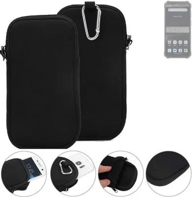 Produktbild von K-S-Trade Neopren-Hülle Handyhülle kompatibel mit Oukitel WP36 Schutzhülle Neoprenhülle Sleeve Schutz-Hülle Gürtel Tasche Case Holster