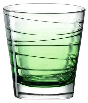 Produktbild von Leonardo Trinkglas Vario Struttura, Becher, Wasserglas, Kalk-Natron Glas, grün, 250 ml, 026840