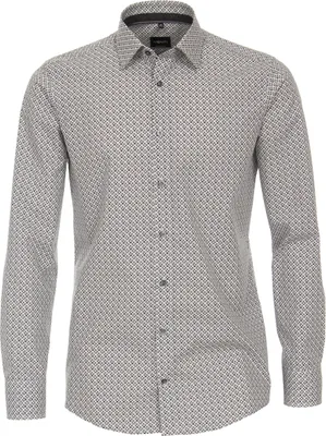 Produktbild von VENTI Herren Businesshemd Langarm Kent Modern-Fit Anthrazit 37