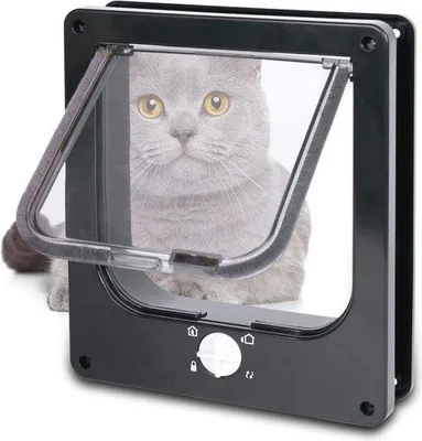 Produktbild von Famanu Katzen- und Hundetür Medium - Magnet, 4-Wege-Verriegelung