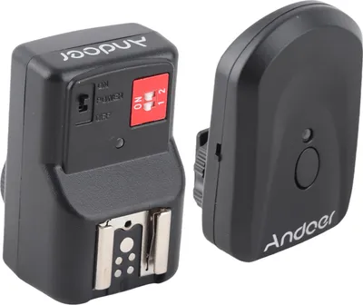 Obrázok produktu pre Andoer 4-kanálový bezdrôtový diaľkový spúšťač blesku Speedlite univerzálny pre digitálne zrkadlovky