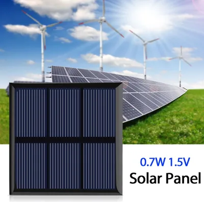 Produktbild von 0.7W 1,5V mini přenosný solární panel DIY Power Module nabíječka pro 1,2V baterii s drátem 70 * 70MM