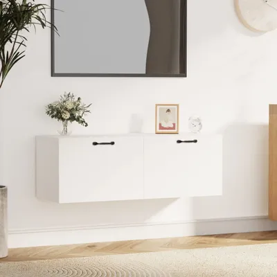 Produktbild von Möbel Wandschrank Weiß 100x36,5x35 cm Holzwerkstoff - Kommoden 812951