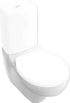 Produktbild von Villeroy & Boch WC für WC-Kombination O.novo Tiefspüler mit Spülrand weiß glänzend ohne WC-Sitz und Spülkasten 66231001