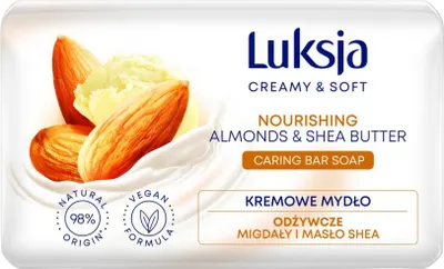 Obrázek produktu pro Luxja, mýdlo s mandlovým a bambuckým máslem, 90g
