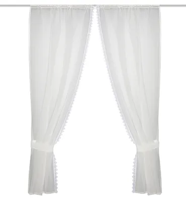 Produktbild von Raffgarnitur NISHAY, Leinenoptik, 160x75 cm, Macramèe-Borte