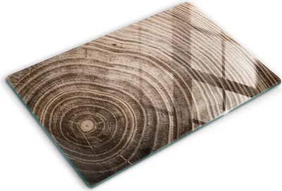 Produktbild von Glasschneideplatte - Herdabdeckplatte - 80x52 cm -Schneidebrett - Spritzschutz -Holzbaumgläser