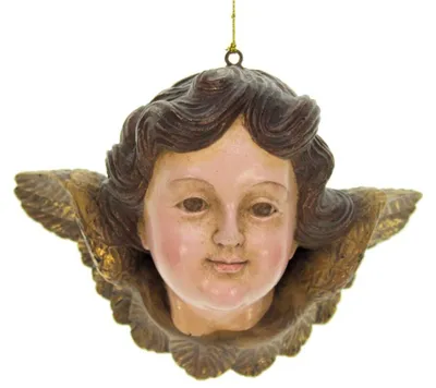 Productafbeelding van Meanderornament, engelkop, 16x9x11,5 cm