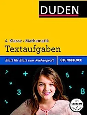 Produktbild von Übungsblock: 4. Kl. Mathematik - Textaufgaben