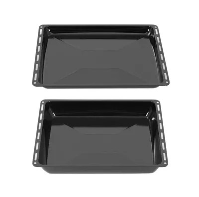 Produktbild von ICQN Backblech 422 x 370 x 30 und 45mm, Emailliert Fettpfanne für Backofen und Herd, Passend für ELECTROLUX, AEG, IKEA, ZANUSSI, JUNO, ZOPPAS Kratzfest & Rostfrei