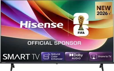 Produktbild von Hisense 32 '' A49S | HD Smart TV HD 60 Hz, 81,3 cm (32"), 1366 x 768 Pixel, HD, DLED, WLAN, Schwarz