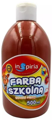 Obrázok produktu pre Školská farba hnedá 500 ml - (Školské potreby a písacie potreby, Farby)