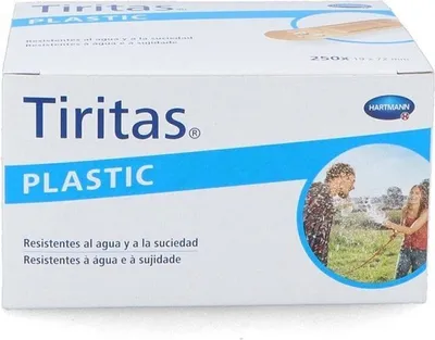 Immagine prodotto di 250 Cerotti Hartmann Da 19 X 72 Mm. Confezione Da 250 Unità, Senza Lattice, Resistenti All'acqua E Anti-Sporco