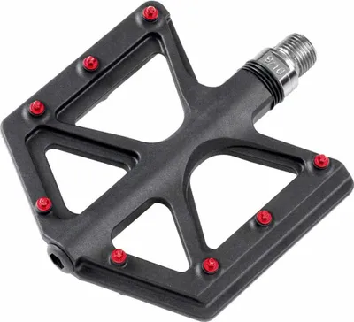 Immagine prodotto di pedali absolute D213 pedali piattaforma fibra di carbonio nero rosso