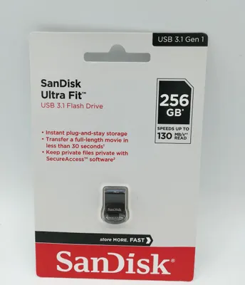 Produktbild von SanDisk Cruzer Ultra Fit 256GB USB 3.1 SDCZ430-256G-G46