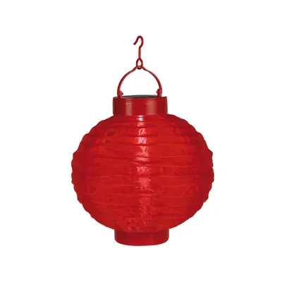 Produktbild von Best Season LED-Solarlampion, 1 cool light LED, ca. 30 x 20 cm Farbe rot, mit Solarpanel, incl.Akku, outd., 477-16