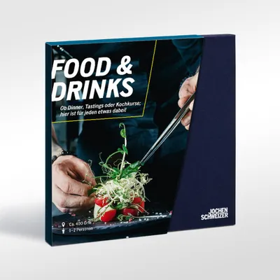 Produktbild von Jochen Schweizer Geschenkbox Food & Drinks; Erlebnis verschenken oder selbst erleben;